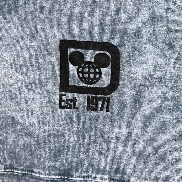 Disney Parks Walt Disney World Spirit Jersey Gray Mineral Acid Wash Women Medium - Picture 5 of 8